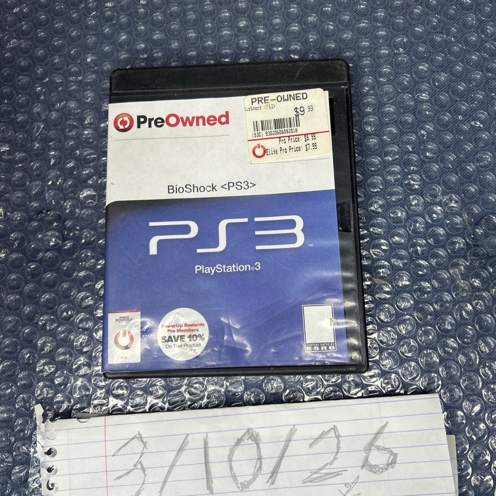Sony PlayStation 3 BioShock Game Case - Blue & Black